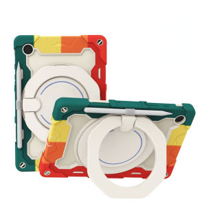 Shockproof Kids Case for Huawei MatePad Air 11.5S 11 2023 MatePad SE 10.4 MatePad Pro 13.2 11 10.8 12.6 with Hand Holder for Huawei MatePad T10 T10S Honor Pad X9 8 X8 Lite Casing Cover