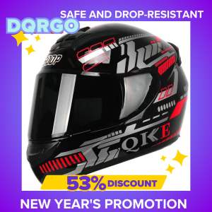 Full Face Motorcycle Helmet Racing Motocross Helmets with Pinlock Compatible Clear&Tinted Visors DOT Model Approved Street Bike Helmet