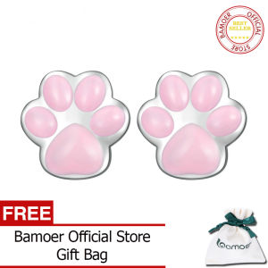 BAMOER 925 Sterling Silver Cute cats Claw stud Earrings for women Fashion Jewelry SCE1516