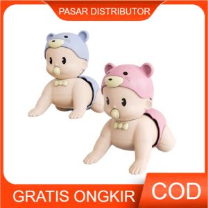 Mainan Anak THE CRAWING BABY 0193 Boneka Bayi Merangkak Dan Bersuara