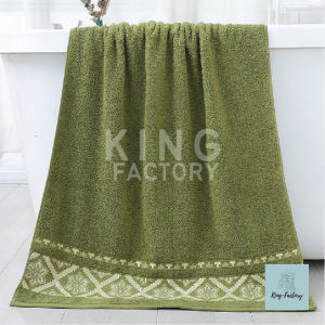 Handuk Mandi Katun 80cmx160cm Dewasa Motif Silang New Tebal dan Lembut