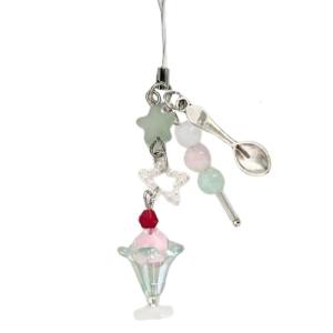 Creative Ice Cream Theme Phone Chain Bag Pendant Decorations Perfect for Enhancing Style in Daily Life and Special Event