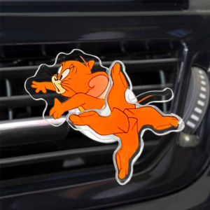 Car Air Freshener Cute Anime Pilot Diffuser A/C Vent Pilot Style Air Fragrance Cute Cartoon Tom and Jerry