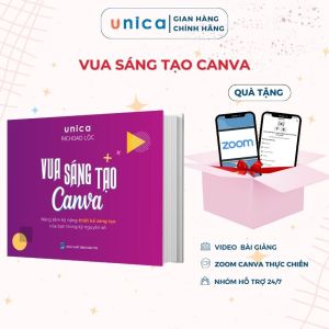 Sách Vua sáng tạo Canva cùng Richdad Lộc kèm khóa học online