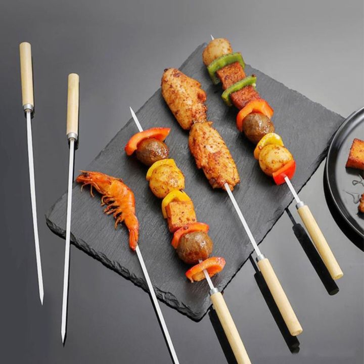 hướng dẫn sử dụng java string, stringbuffer... SDFG 10pcs/set Chống bỏng Xiên nướng thịt dẹt Chống trượt Tay cầm bằng ...