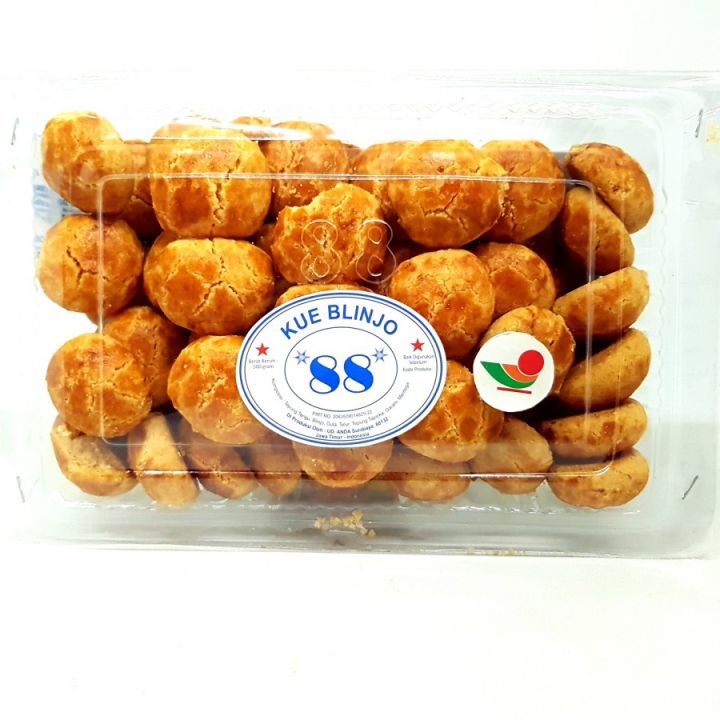 88 KUE BLINJO 500gr | BELINJO MELINJO NASTAR KERING ISI EMPING LEBARAN ...