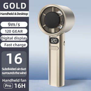 SEJAHTERA SELALU - Kipas Mini Genggam Turbo 120 Kecepatan Portable Hand Fan USB Angin Kencang
