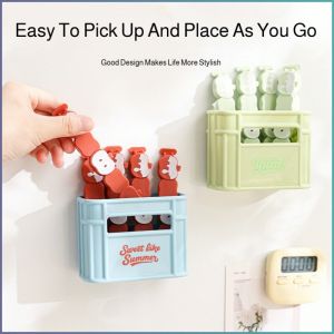 Sealing Clip Magnetic Clip Cleaning Space Saving Easy Access Cute Durable Variety
