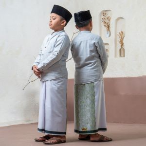SARUNG SAPPHIRE ANAK WARNA HITAM POLOS DAN PUTIH POLOS/SARUNG SAPPHIRE POLOS/SARUNG ANAK ANAK/SARUNG ANAK POLOS-COD