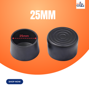 Rubber Footings Tubular Round Chair Table Rubber Foot Cover Non-slip Floor Protector Tubular End Cap