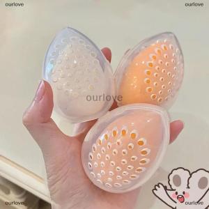 [COD] ourlove 1PC Cosmetic Egg Storage Box Beauty Sponge Stand Storage Case Makeup Blender Puff Holder Empty Cosmetic Drain Container