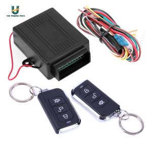 Central Door Lock Keyless Locking Kit Universal Remote Central Locking Kit Opening Trunk Windows Auto Accessories [Ueb Flagship Store]