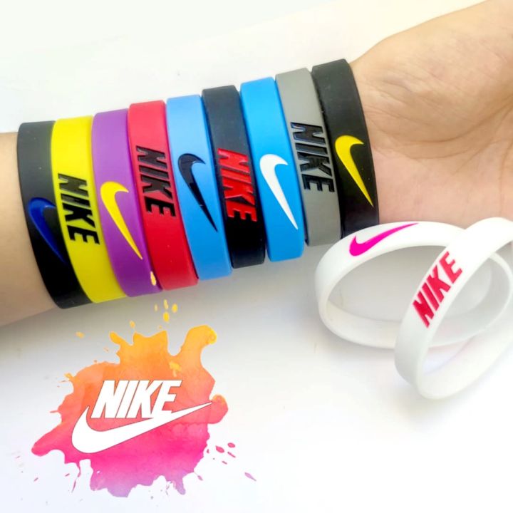 Nike Baller Band Silicone Rubber Bracelet Black Barbie Pink Elite Series  AF1 | eBay