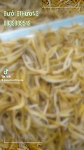 Mứt vỏ bưởi vị chua ngọt không đắng