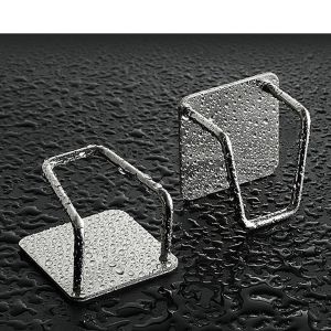 1 Móc Treo Bát Thớt Vung Xoong Nồi Dụng Cụ Bếp Đồ Nhà Tắm Dán Tường - Gía Đựng Miếng Rửa Chén Bằng Thép Không Gỉ