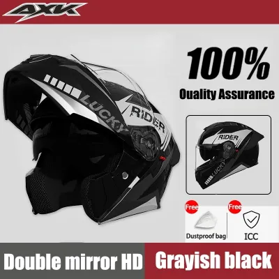 AXK 909 Motorcycle Helmet 2in1Modular helmet Motorcycle Modular Full face helmet with ICC
