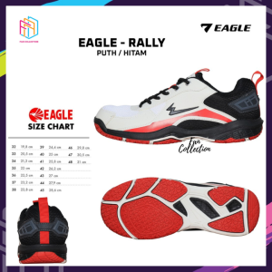 New ! Sepatu Badminton Eagle Shoes RALLY Bulutangkis