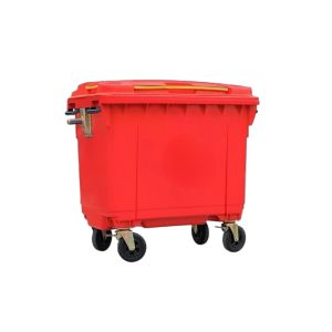 ถังขยะเทศบาลขนาดใหญ่ ขนาด 660 ลิตร เหมาะสำหรับร้านอาหาร ตลาด ห้างสรรพสินค้า และโรงงาน ( ส่งฟรี )