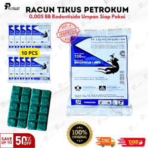 GET 10 PCS - RACUN TIKUS PETROKUM MATI KERING TIDAK BERBAU - PLYT