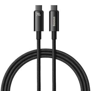Baseus 240W USB C Cable PD 3.1 5A Fast Charging Type C Cable For NoteBook Samsung S22 Xiaomi Pad Huawei i Phone 15 PD Cable