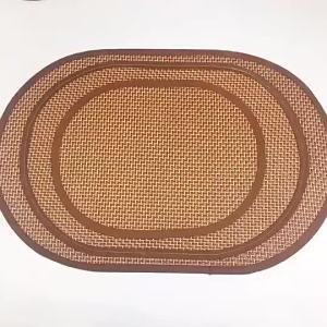 Manufacturers in-stockcooling mat dog bed set matching size straw mat for summer refreshing and cooling air-conditioned mat woven from straw and rattan