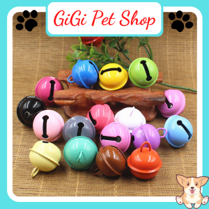 Chuông lục lạc trang trí đeo cổ dành cho thú cưng chó mèo kích thước 25mm giao màu ngẫu nhiên - GiGi Pet Shop