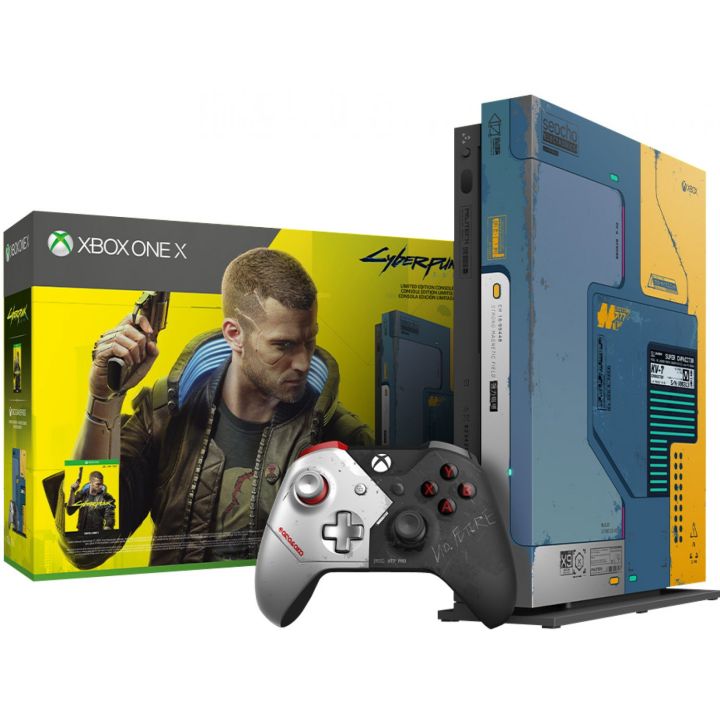 Xbox One X 1TB Cyberpunk 2077 Limited Edition Bundle Asia Set High