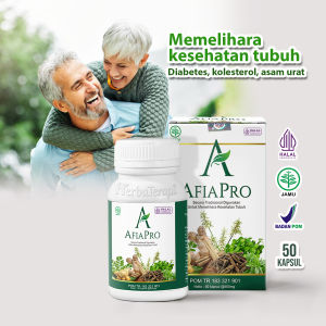Afiapro suplemen daya tahan tubuh bantu atasi asam urat diabetes kolesterol