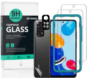 Ibywind Redmi Note 11 4G Global [2PCS Pack] Tempered Glass Screen Protector With Easy Install Kit