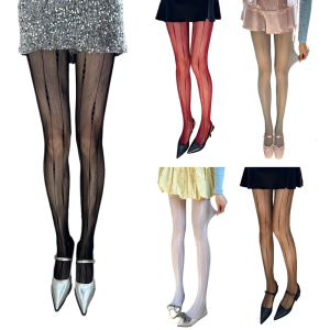 Womens Lace Patterned Tights Fishnet Stockings Pantyhose Patterned Net Stockings Pantyhose for Raves Party Clubwear