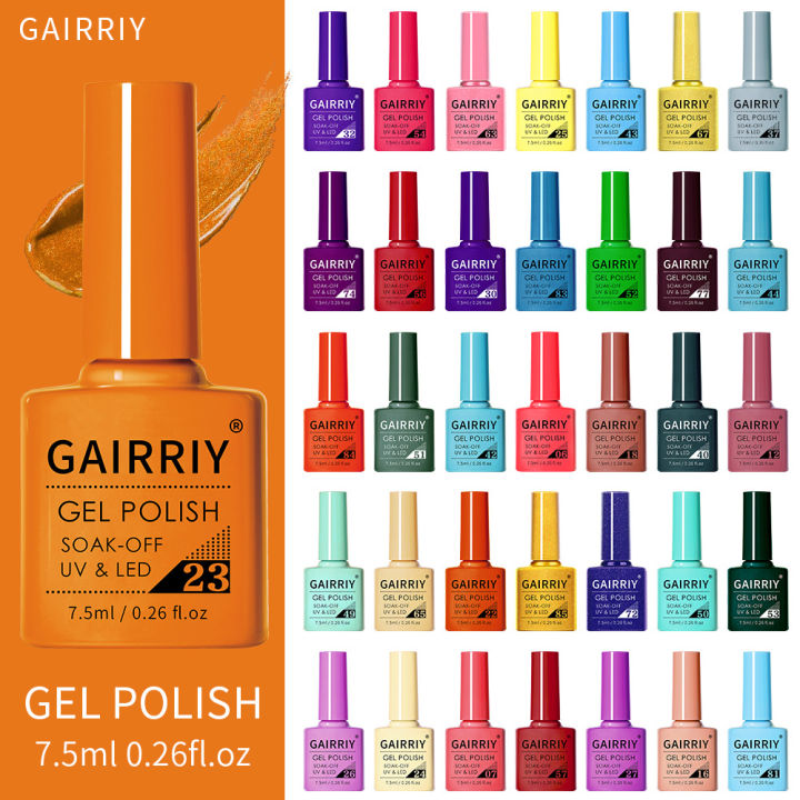 (01-50) GAIRRIY Gel Nail Polish UV LED Nail Art / Kutek / Cat Kuku 80 Warna Tahan Lama Bagus Murah
