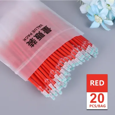 20PCS Isi Pulpen/REFILL TINTA GEL ISI ULANG TINTA PULPEN PENA GEL REFILL 0.5MM-YuanYuanMall