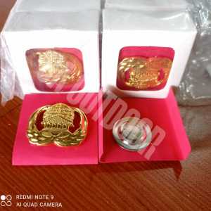 Pin Korpri Peniti Kuningan 3 cm peniti-magnet siap kirim