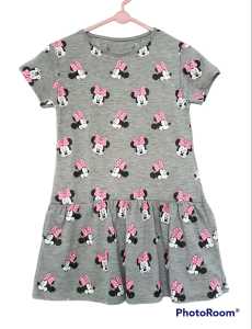 Dress Anak Perempuan D&C MN FP Abu Abu /MN Hijau /Love 21 Navy /UN FP Ungu Usia 1-6 tahun / Pakaian Anak Cewek / Daster Anak Cewek