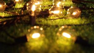 Solar G40 Outdoor String Lights with Remote Controls LED Shatterproof Globe Bulb IP65 Waterproof Patio Light for Garden Decor