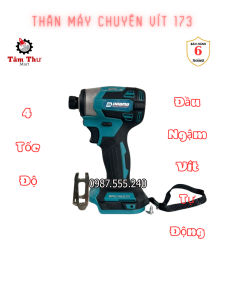 Thân chuyên Vít DRAMA 5668 Phiên Bản TD173/ Không Chổi Than Chân Pin Makita Phổ Thông/ 4 Cấp Lực