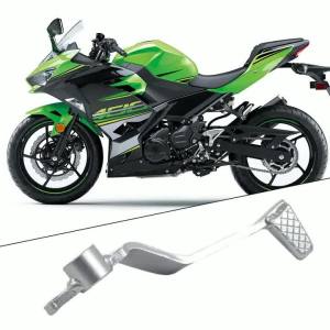 Aria Rear Brake Foot Pedal Lever for NINJA400 Z400 2018 2022 Aluminum Designed for Enhanced Durability and Performance 5Q9T4