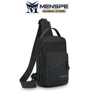 MENSPE กระเป๋าคาดอกแฟชั่นสะพายไหล่กันน้ำสำหรับผู้ชายกระเป๋ากระเป๋ากีฬาสะพายไหล่ลำลองความจุขนาดใหญ่กระเป๋าหิ้วฟิตเนสกลางแจ้งกระเป๋าเดินทางกระเป๋ากระเป๋าธุรกิจสำหรับผู้ชาย