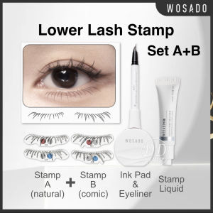 WOSADO Lower Lash Stamp Set Tool False Eyelash Fake Lashes Tools