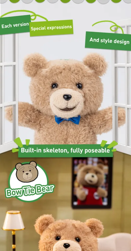 ted2 テディベア Action plush pendant ぬいぐるみ Ted2 Teddy Bear Action Plush Pendant - POP MART (Netherlands)