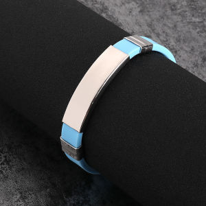 SILICON Stainless Steel gelang WANITA TITANIUM MODEL WARNA WARNI