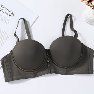 34B 36B 38B 40B wired bra / Plus size Half cup strapless bra