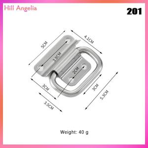 [Hill Angelia] Tủ trường hợp chuyến bay đồ nội thất vững chắc phần cứng gấp xử lý cho hộp công cụ thép không gỉ ngăn kéo tủ quần áo dễ dàng cài đặt