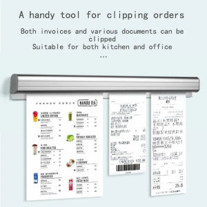 Thanh Kẹp Bill Thanh Kẹp Order Kẹp Hóa Đơn Bằng Inox Giúp Quản Lý Order Hiệu Quả Đủ Size Chống Gỉ Không Khoan Độ Bám