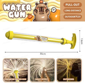 Kuromi Capybara Firework Water Pump Water Blaster Outdoor Sports Kids Gift Present Outdoor Play Toys 酷洛米卡皮巴拉烟花水炮枪 *READY STOCK*