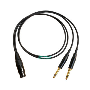 Dây Canon Cái Ra 2 Đầu 6Ly mono dài 0.5met và 1met giá 1 dây | cáp chia âm thanh 1 đầu canon ra 2 đầu 6.5mm dây 1 đầu canon ra 2 đầu 6ly.