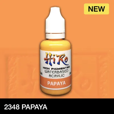 Warm Skin Tone Colors by Hiro Paints | High-Pigmented Waterbased Acrylic Hobby Paint (30ml) | 2122 - 2127