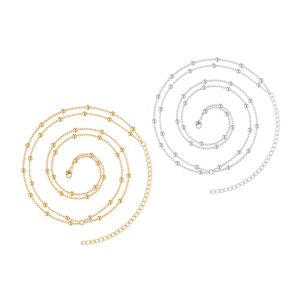 Blingbling Waist Belt Stylish Modern Beads Waist Chain Belt Layered Elaborate Chain Belly Chain for Belly Dance