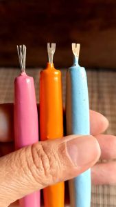 Alat Kerik Gambar Alat Gores Krayon 6 Mata Dan Rautan Krayon Giotto Rautan Lubang Super Besar Peralatan Menggambar