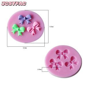 JCSYFAC New DIY 3D bánh trang trí Bowknot hình fondant đường bánh Silicone khuôn nghệ thuật công cụ